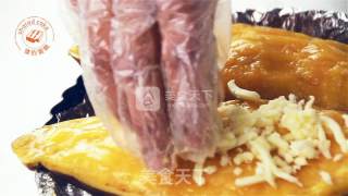 Baked Sweet Potato with Cheese recipe