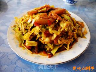 Stir-fried Pork Head with Cabbage recipe