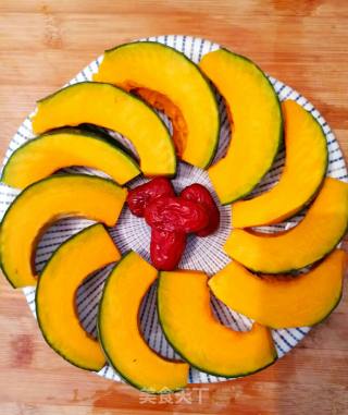 Steamed Pumpkin in Honey Sauce recipe