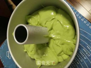 #aca Fourth Session Baking Contest# Making An Erotic Matcha Chiffon Cake recipe