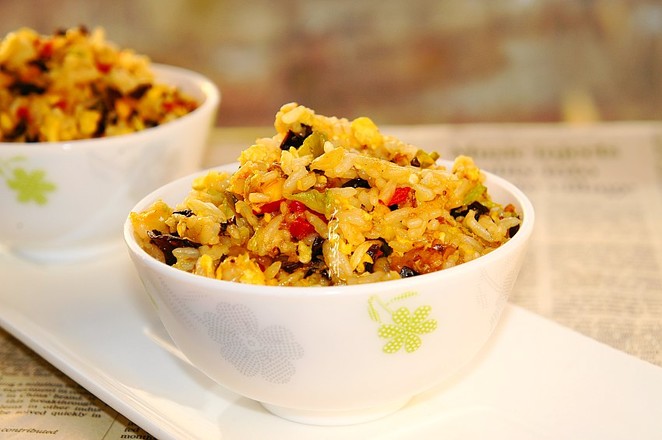 Mixed Vegetable Fried Rice recipe