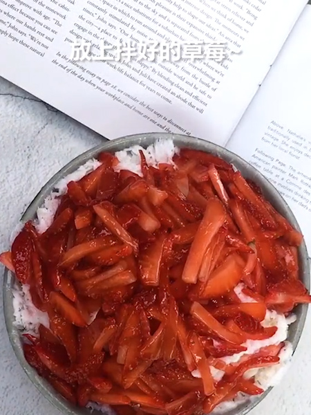 Strawberry Snowflake Shaved Ice recipe