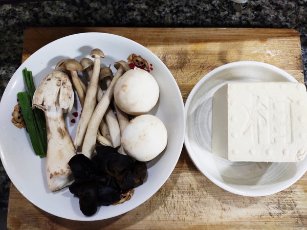 Mushroom Tofu Soup recipe