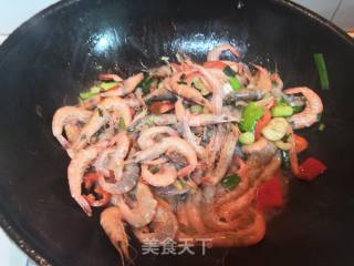 Scallion Fried River Prawn recipe