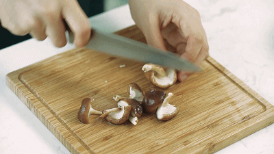 Steamed Egg with Shrimp and Mushroom recipe