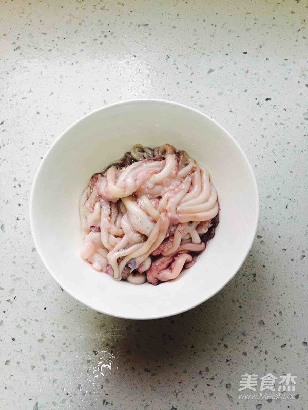 Stir-fried Squid Whiskers recipe
