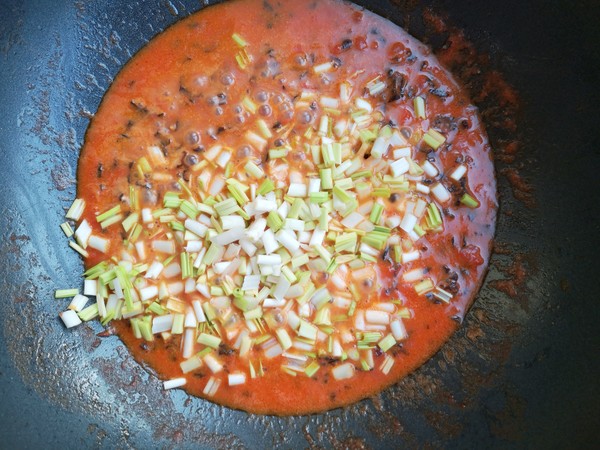 Tomato Garlic Yellow Sauce Noodles#中卓牛骨汤面# recipe