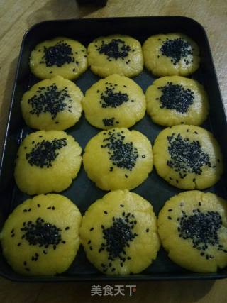 #炉美食#black Sesame Peach Pastry recipe