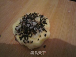 Pumpkin and Black Sesame Glutinous Rice Balls-reunion and Reunion (trial Version) recipe