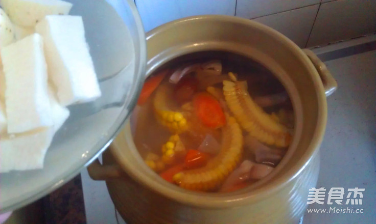 Yam Tripe Soup recipe