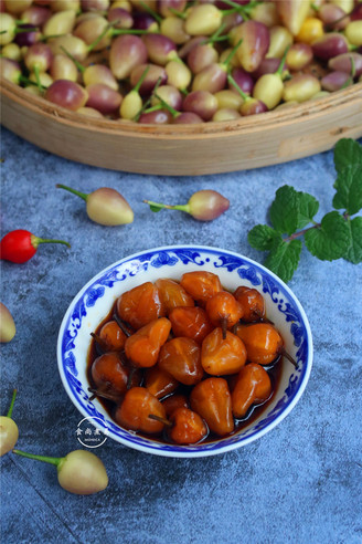 Soaked Spicy Colorful Peppers