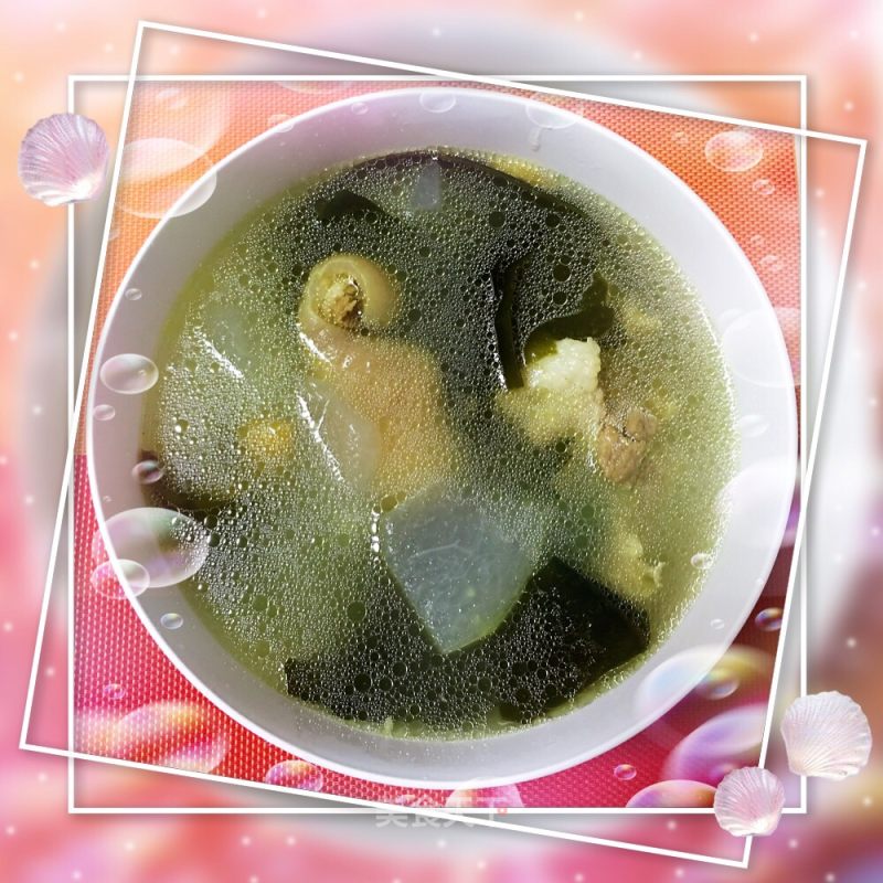 Hoof and Winter Melon Seaweed Soup recipe