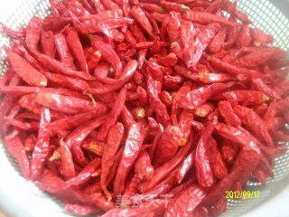 ✿homemade Dried Chili✿ recipe