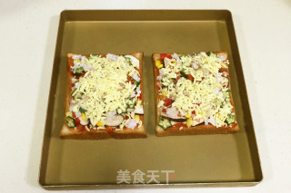 Antarctic Krill Toast Pizza recipe