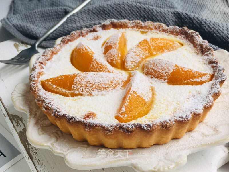 Yellow Peach Pudding Pie recipe