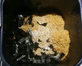 #aca Baking Star Competition# Sesame Seaweed Pork Floss (bread Machine Version) recipe