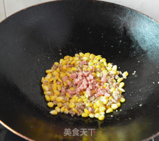 Fried Rice with Corn Salad Dressing recipe