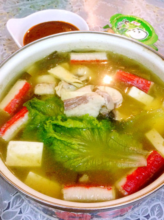 Thick Soup Bao Sauerkraut Fish Hot Pot recipe