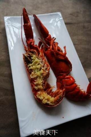 Steamed Lobster with Garlic recipe