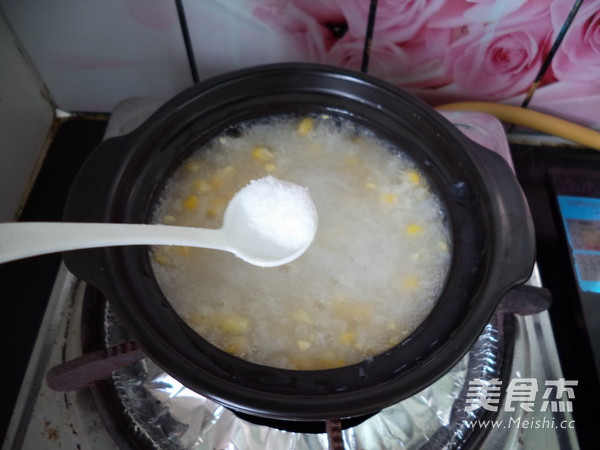 Corn Egg Porridge recipe