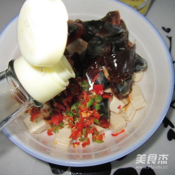 Preserved Egg with Cold Dressing recipe