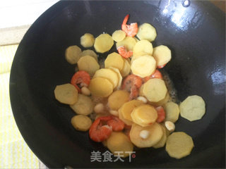 Shrimp Potato Chips recipe