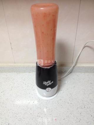 Mango Tomato Two-color Juice recipe