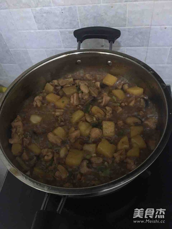 Yellow Braised Chicken Rice recipe