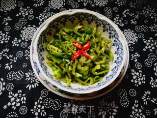 Cold Wrinkled Green Peppers recipe