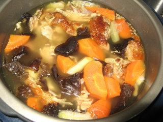 Yam Carrot Duck Frame Soup recipe