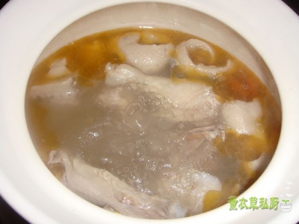 Yam Sour Radish Laoya Soup recipe