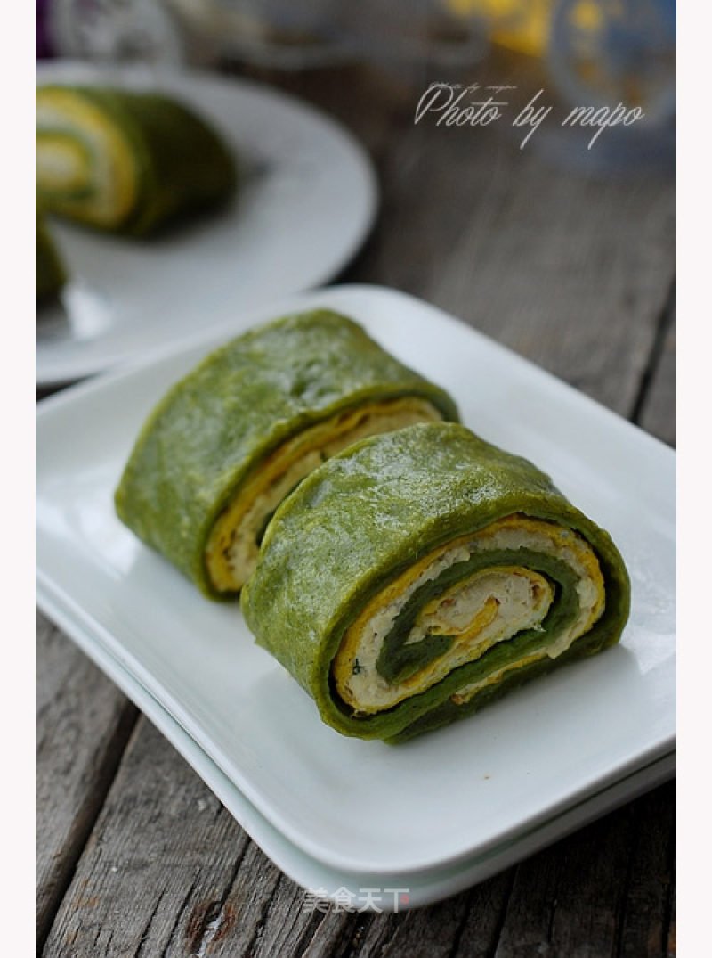 Summer Fresh Staple Food-----jade Tofu Rolls recipe