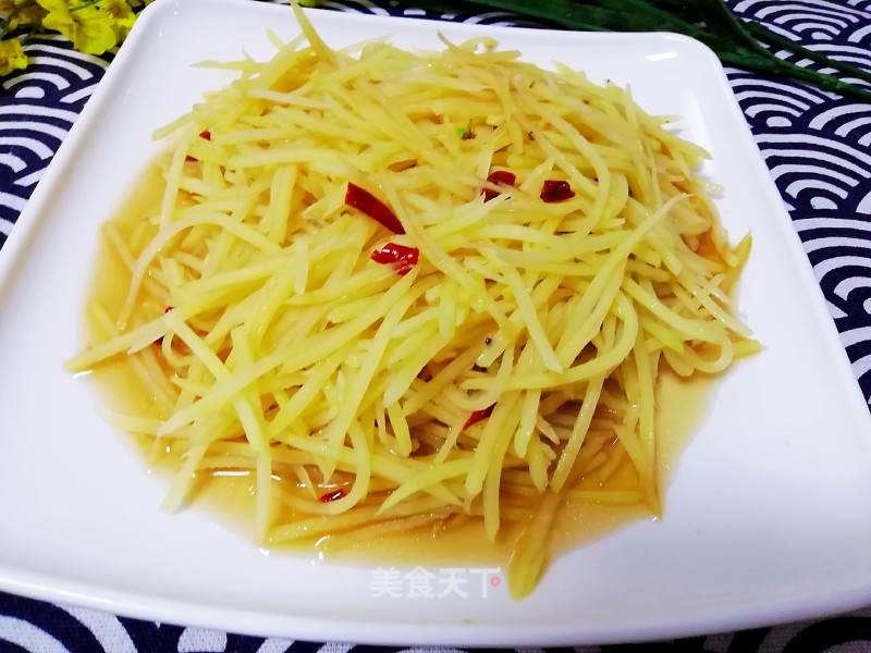 Hot and Sour Potato Shreds recipe