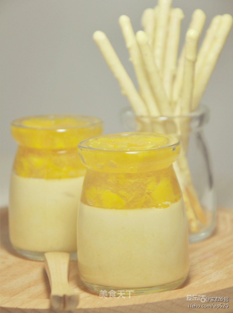 Sugar-free Super Refreshing Mango Pudding recipe