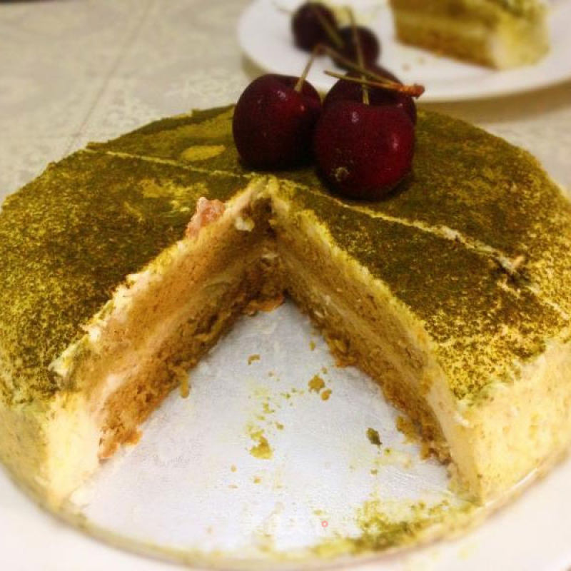 Matcha Mousse Cake recipe