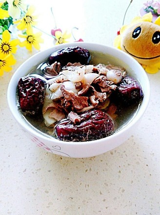 Red Date Lily Pork Heart Soup recipe