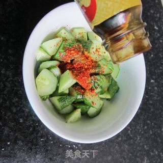 Cucumber in Oyster Sauce recipe