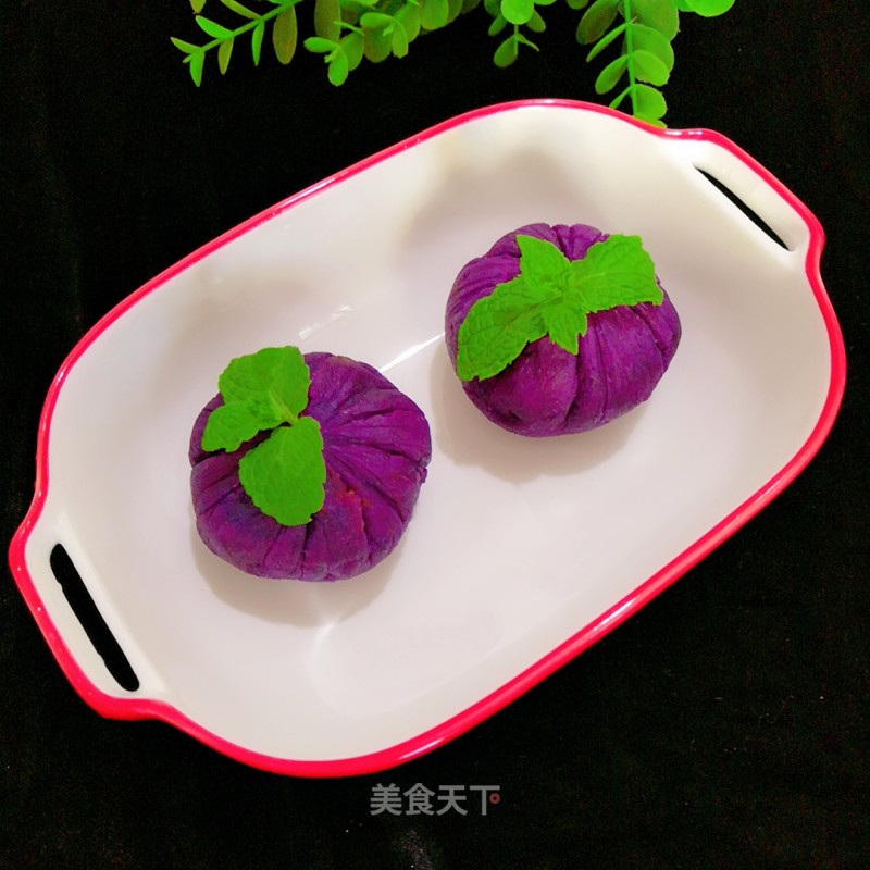 Purple Sweet Potato Tea Towel Twist recipe