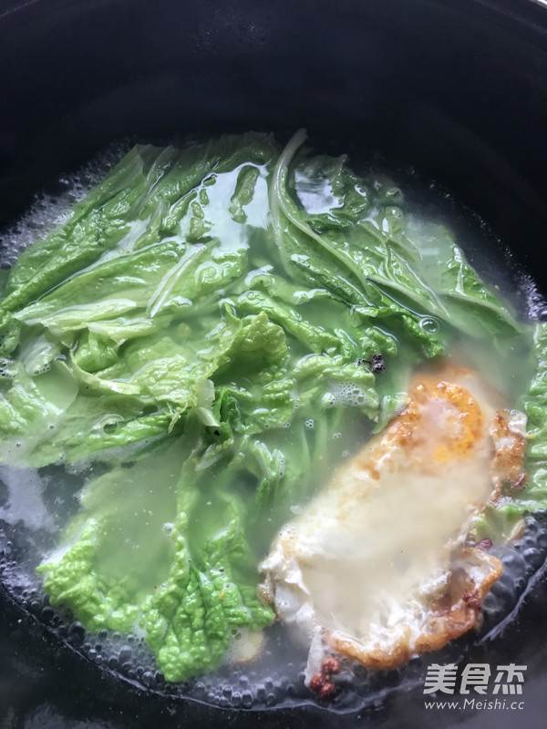 Cabbage Omelette Soup recipe