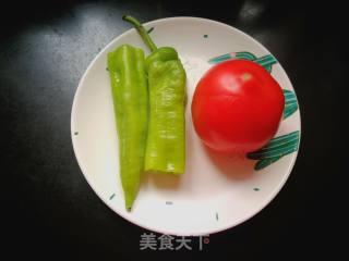 Scrambled Eggs with Tomatoes and Peppers recipe