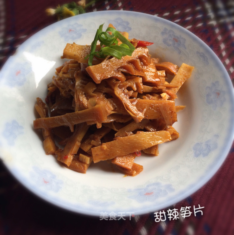 Sweet and Spicy Bamboo Shoots recipe
