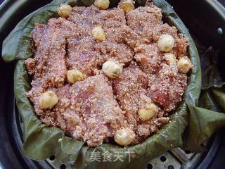 [flying Birds and Animals]: Moonlight in The Lotus Pond---steamed Spare Ribs recipe