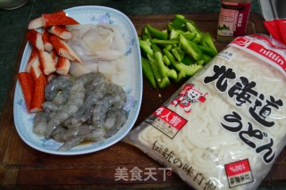 Seafood Udon recipe