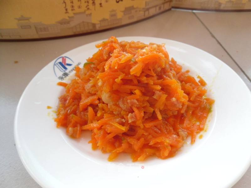 Braised Pork with Chopped Carrots recipe