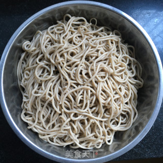 Bean Sprouts Fungus Soba Noodles recipe