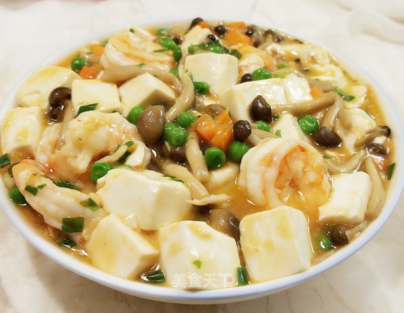 Shrimp and Mushroom Tofu recipe