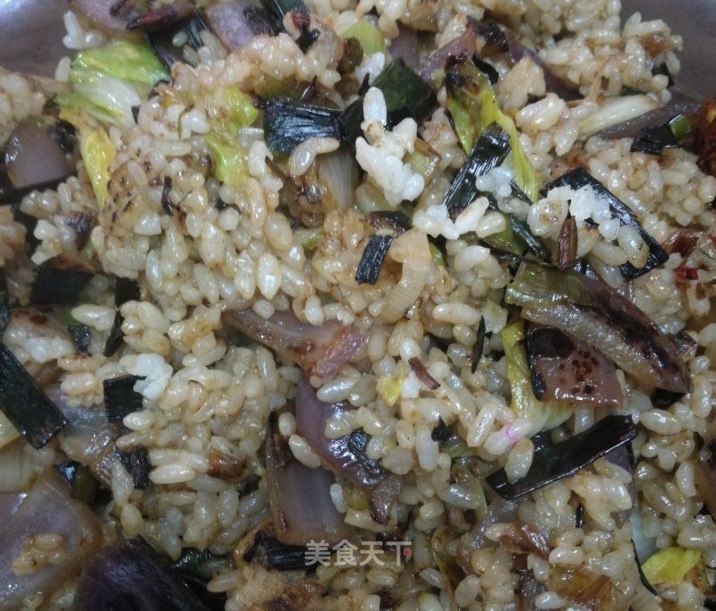 Fried Rice with Green Onions recipe