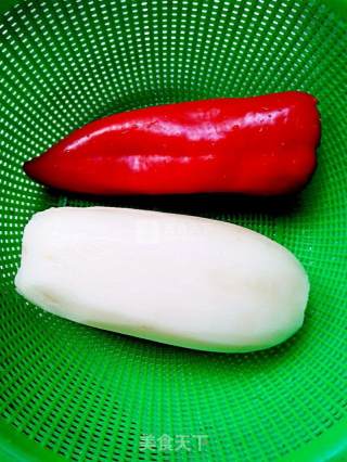 Sweet and Sour Lotus Root Strips recipe