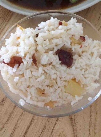 Potato Sausage Braised Rice