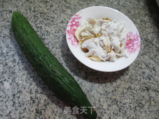 Stir-fried Cucumber with Salted Duck Eggs recipe